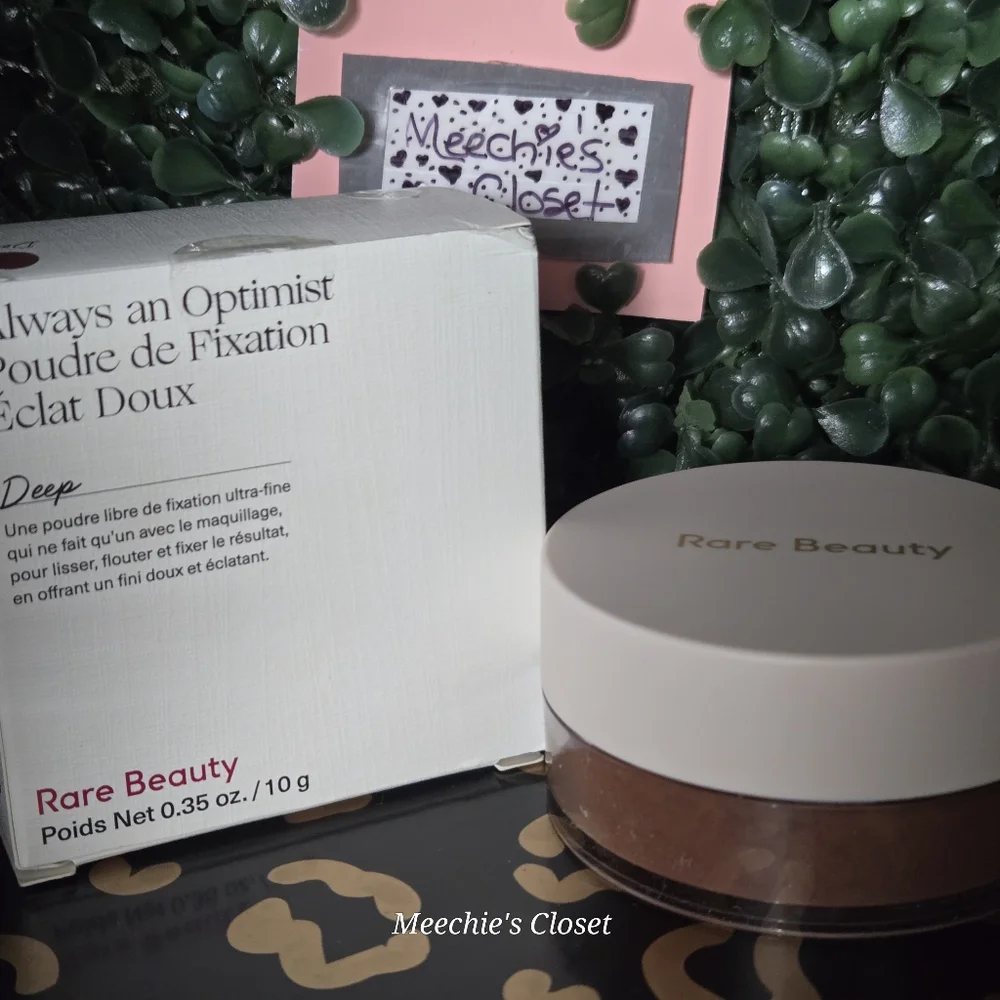 Rare Beauty Always an Optimist Soft Radiance Setting Powder - Deep NiB